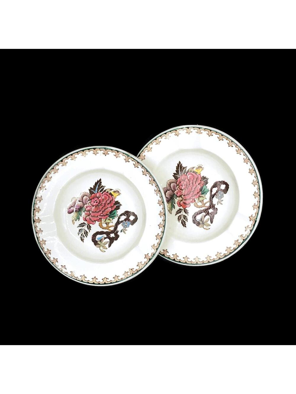 Vintage Wedgwood Ashtrays: Bullfinch Wellesley China, Made in England